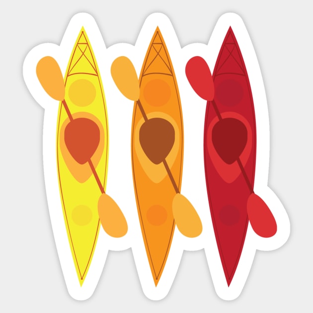 Kayaks Sticker by Namarqueza
